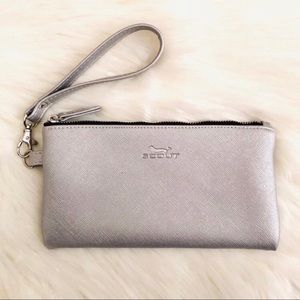 Scout Kate Silver Wristlet Clutch